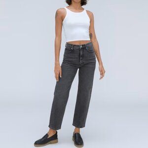 Everlane Way-High jeans in washed black 24